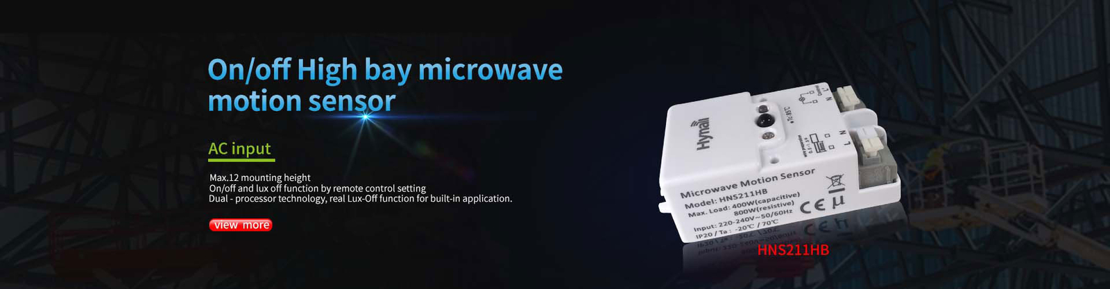qualidade Interruptor do sensor de movimento da micro-ondas fábrica