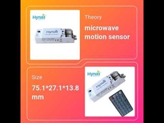 Sensor de movimento para micro-ondas Hynall HNS111DHB, sensor de movimento para galpão alto e função de aproveitamento da luz natural
