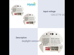 Sensor de luz diurna Hynall 220V HNP202 com modo de férias manual para sensor de luz diurna real embutido