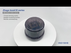 HNS156HB Zhaga book18 sensor de movimento da micro-ondas da monitoração do escurecimento e da luz do dia de 0-10v